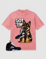Washed T-shirt to Match Metallic Reimagined 5s - Got Em GS Graphic