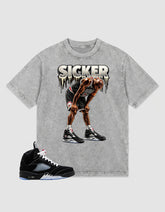 Washed T-shirt to Match Metallic Reimagined 5s - Sicker Graphic