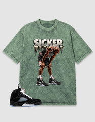 Washed T-shirt to Match Metallic Reimagined 5s - Sicker Graphic