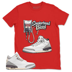 Violet Ore Raised By Women 3s Zadago Shirt Sneakerhead Blood Graphic