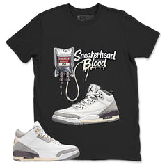 Violet Ore Raised By Women 3s Zadago Shirt Sneakerhead Blood Graphic