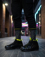 Voltage Sneaker Match Socks – Foamposite Pro Inspired Mid-Calf Crew Socks