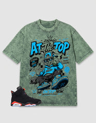 Washed T-shirt At The Top | Zadago