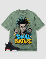 Washed T-shirt Dual Nature | Zadago