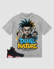 Washed T-shirt Dual Nature | Zadago