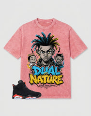 Washed T-shirt Dual Nature | Zadago