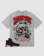Washed T-shirt Love Tax | Zadago