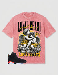 Washed T-shirt Loyal Heart | Zadago