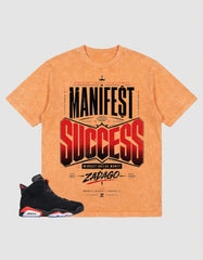 Washed T-shirt Manifest Success | Zadago