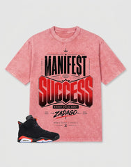 Washed T-shirt Manifest Success | Zadago