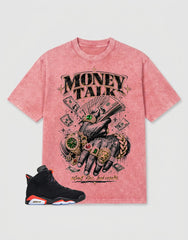Washed T-shirt Money Talk | Zadago