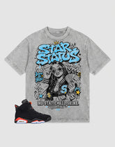 Washed T-shirt No Static All Shine | Zadago