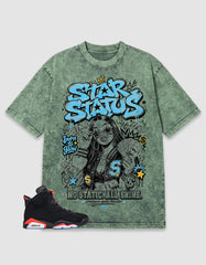 Washed T-shirt No Static All Shine | Zadago