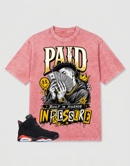 Washed T-shirt Paid In Pressure | Zadago