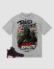 Washed T-shirt Paid In Silence | Zadago