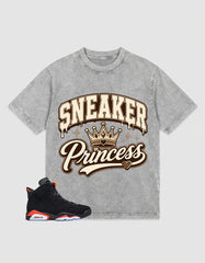 Washed T-shirt Princess Sneaker | Zadago