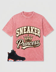 Washed T-shirt Princess Sneaker | Zadago
