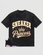 Washed T-shirt Princess Sneaker | Zadago