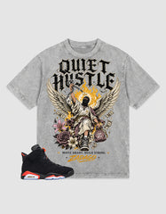 Washed T-shirt Quiet Hustle | Zadago
