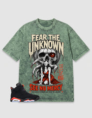 Washed T-shirt See No Mercy | Zadago