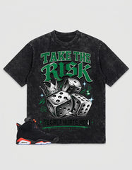 Washed T-shirt Take The Risk | Zadago