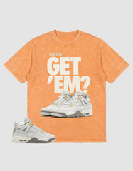 Grey Photon Dust 4s Zadago Washed Shirt - Did You Get Em Graphic