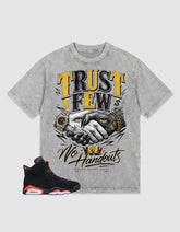 Washed T-shirt Trust Few | Zadago