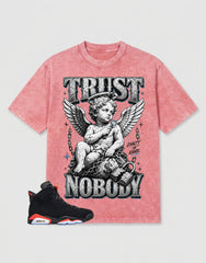 Washed T-shirt Trust Nobody | Zadago