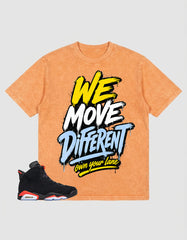 Washed T-shirt We Move Different | Zadago