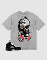 Washed T-shirt to Match Metallic Reimagined 5s - By Any Means Graphic