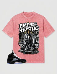 Washed T-shirt to Match Metallic Reimagined 5s - Empire Hustle Graphic