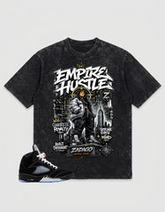 Washed T-shirt to Match Metallic Reimagined 5s - Empire Hustle Graphic