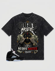 Washed T-shirt to Match Metallic Reimagined 5s - Goal Mode Graphic