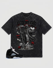 Washed T-shirt to Match Metallic Reimagined 5s - Heartless Graphic