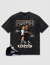 Washed T-shirt to Match Metallic Reimagined 5s - Martin Steppin Graphic