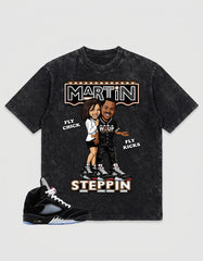 Washed T-shirt to Match Metallic Reimagined 5s - Martin Steppin Graphic