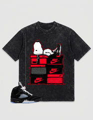 Washed T-shirt to Match Metallic Reimagined 5s - Nice Dream Graphic