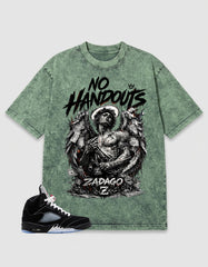 Washed T-shirt to Match Metallic Reimagined 5s - No Handouts Graphic