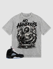 Washed T-shirt to Match Metallic Reimagined 5s - No Handouts Graphic