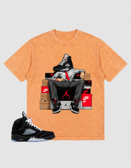 Washed T-shirt to Match Metallic Reimagined 5s - Sole Boss Graphic