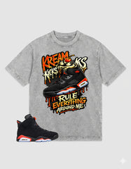 Washed Tee to MatchAir Jordan 6 Infrared | Kream Kicks Shirt | Zadago