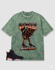 Washed Tee to MatchAir Jordan 6 Infrared | Sicker Shirt | Zadago