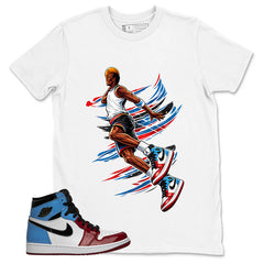 White Fearless 1s Zadago Shirt Air Ball Graphic