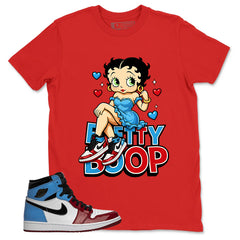 White Fearless 1s Zadago Shirt Betty Boop Graphic