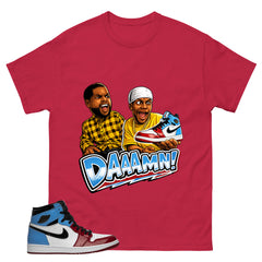 White Fearless 1s Zadago Shirt Daaamn Sneaker Graphic