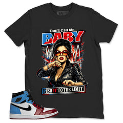 White Fearless 1s Zadago Shirt Don't Call Me Baby Graphic
