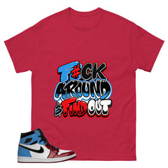 White Fearless 1s Zadago Shirt Fck Around Find Out Graphic