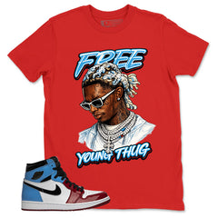 White Fearless 1s Zadago Shirt Free Young Thug Graphic