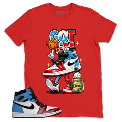 White Fearless 1s Zadago Shirt Got Em Bread Graphic