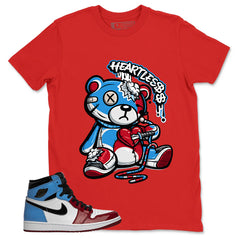 White Fearless 1s Zadago Shirt Heartless Graphic